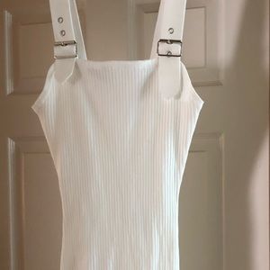 White strap Dress